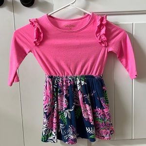 Long sleeve lily dress with pockets